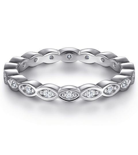 Pierścionek z moissanitem Arise