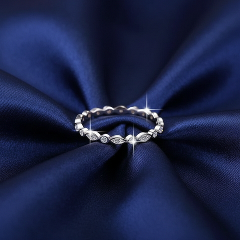 Pierścionek Moissanit Mercury