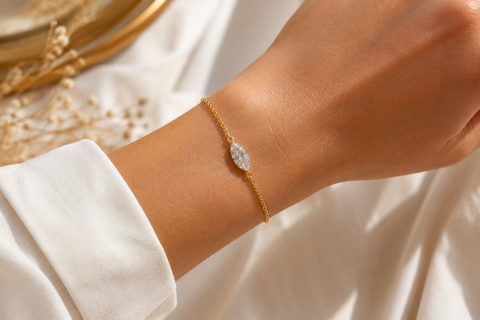 Moissanit Armband Amelie