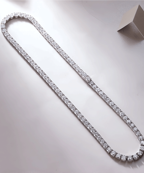 Naszyjnik tenisowy z moissanitem