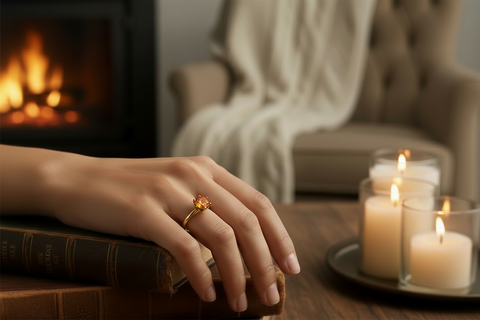 Pierścionek Moissanit San Bélle Oceanic – srebrny