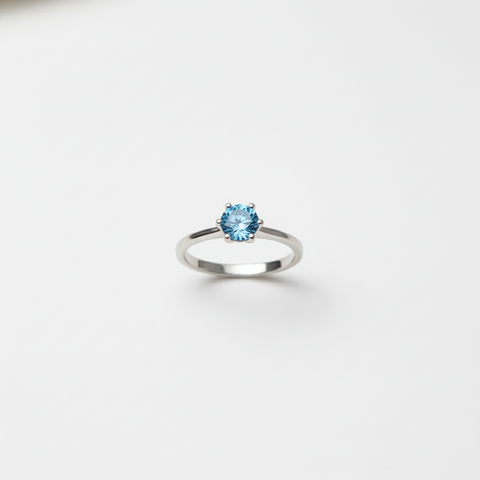 Pierścionek Moissanit San Bélle Oceanic – srebrny