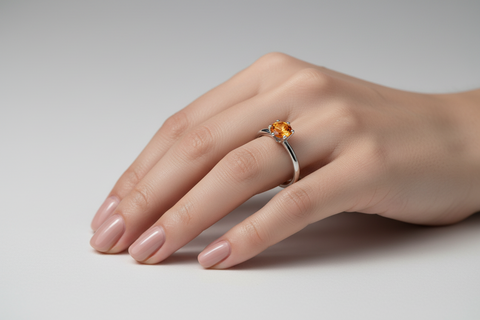 Moissanit Ring San Bélle Solara - Silber