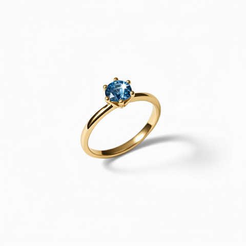 Pierścionek Moissanit San Bélle Oceanic – srebrny