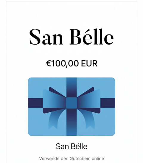 San Bélle Geschenkgutschein Gutschein Weihnachtsaktion ab 100€*