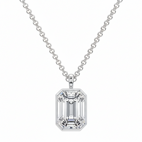 Naszyjnik moissanitowy Valio