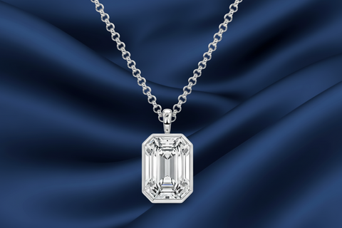Naszyjnik moissanitowy Valio