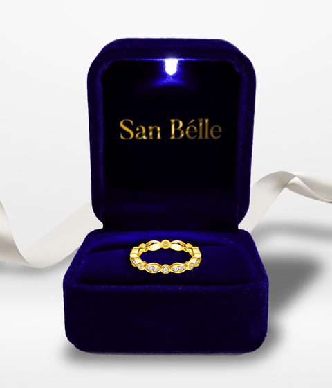 Pierścionek Moissanit Mercury - Złoto