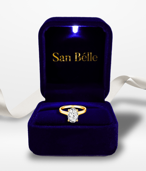 Pierścionek Moissanit Claire - Złoto