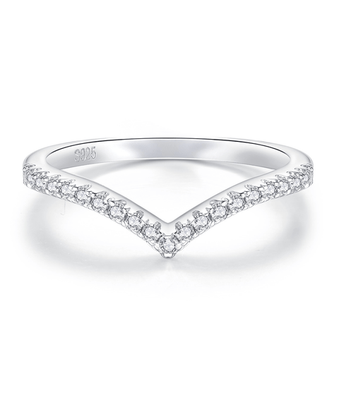 Pierścionek z moissanitem Lucia