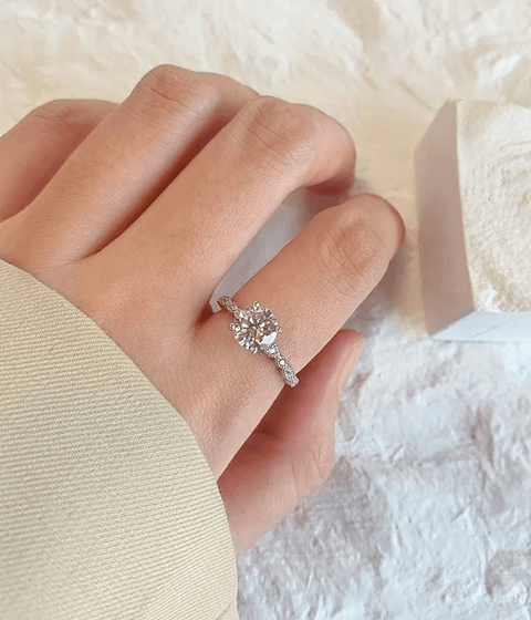 Moissanit Ring Véra