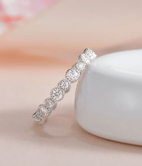 Pierścionek moissanit Emilia