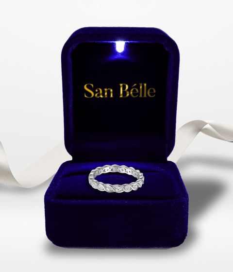 Pierścionek Moissanit Jadeit