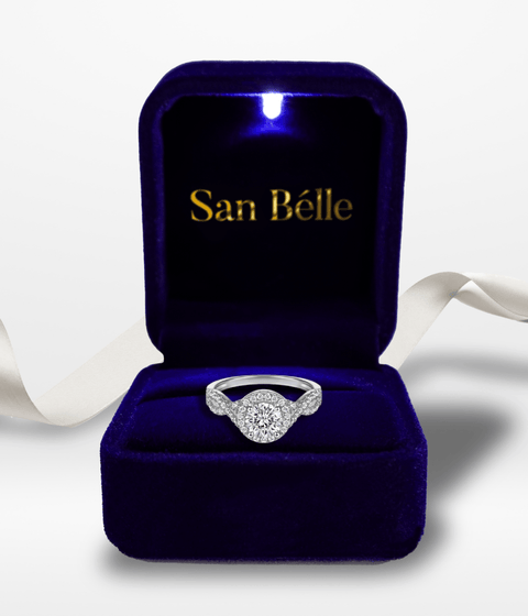 Pierścionek Moissanit Charm