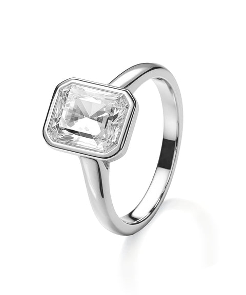 Pierścionek z moissanitem Veliso
