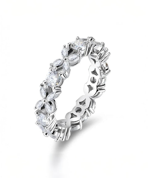 Pierścionek moissanitowy Liora