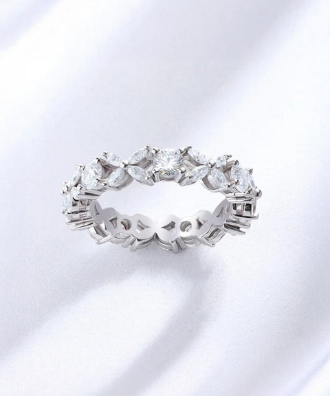 Pierścionek moissanitowy Liora