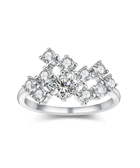 Pierścionek z moissanitem Canto