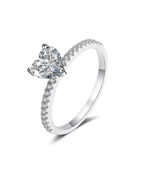 Pierścionek Moissanit Amore
