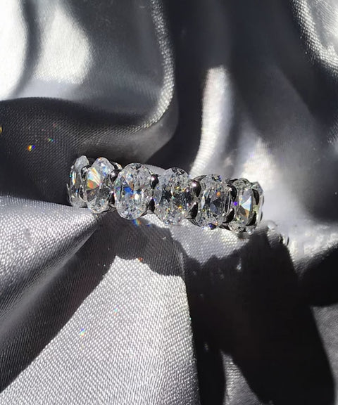 Pierścionek Moissanit Astrid - Złoty