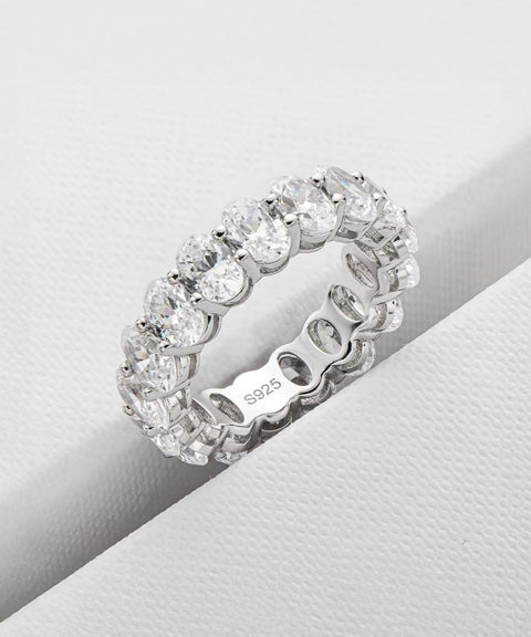 Pierścionek Moissanit Astrid - Złoty