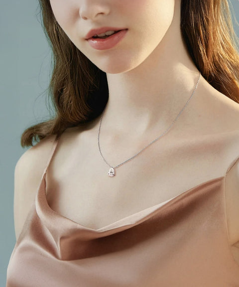 Naszyjnik Moissanit Fiora - Złoto