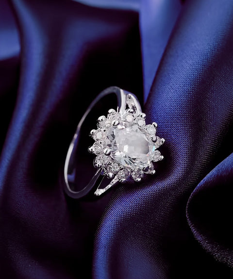 Pierścionek z Moissanitu Zaro