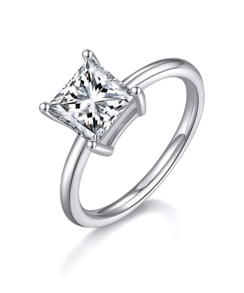 Pierścionek z moissanitem Diana