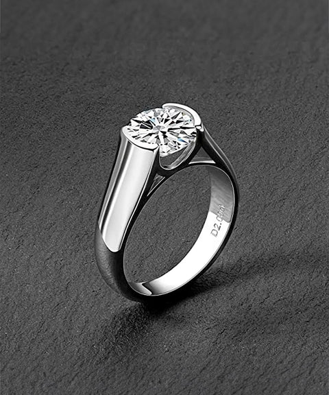 Pierścionek Moissanitowy Muse