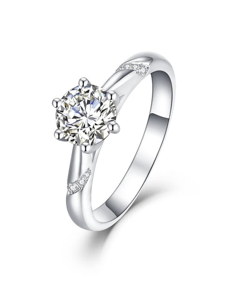 Pierścionek Moissanit Seraphina