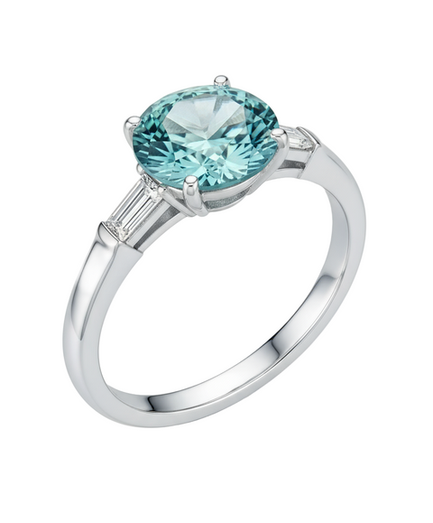 Pierścionek moissanitowy Nova