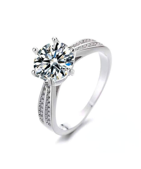 Moissanit-Ring Aurora