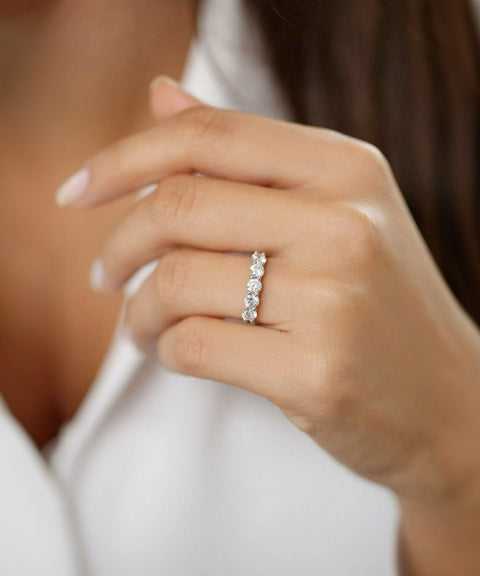 Pierścionek z moissanitem Elysia II