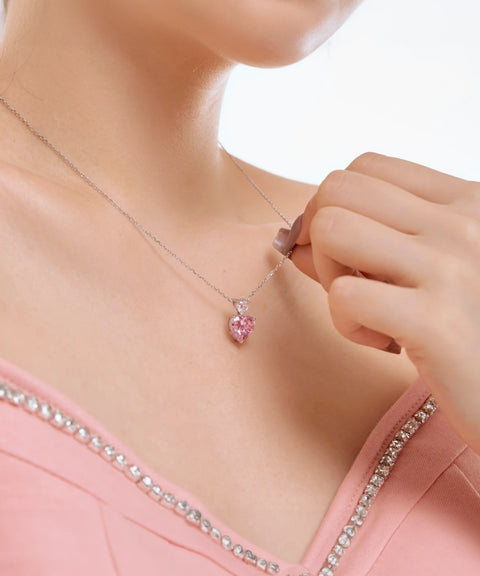 Naszyjnik moissanitowy Aria