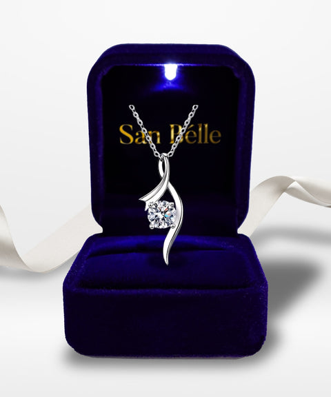 Naszyjnik z moissanitu Selene