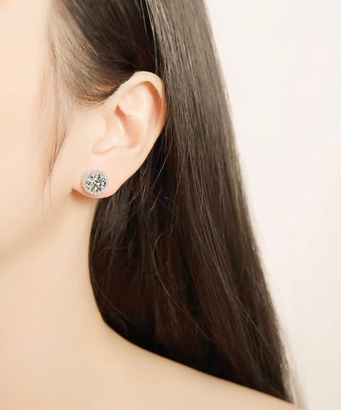 Kolczyki moissanitowe Bliss