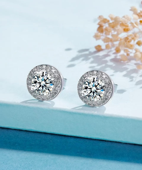 Kolczyki moissanitowe Bliss