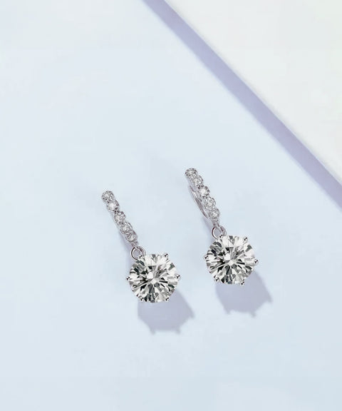 Kolczyki z moissanitem Allure