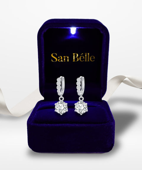 Kolczyki z moissanitem Allure