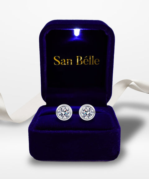 Kolczyki moissanitowe Sparkle