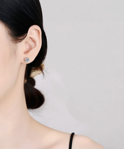 Kolczyki moissanitowe Sparkle