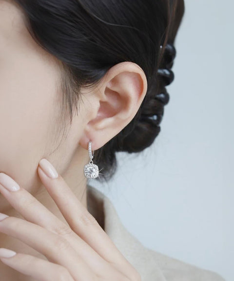 Kolczyki z moissanitem Twilight