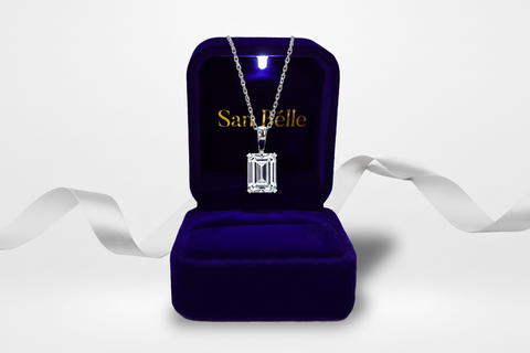 Naszyjnik moissanitowy Valio