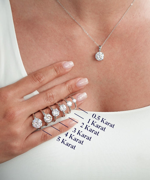 Pierścionek Moissanit San Bélle