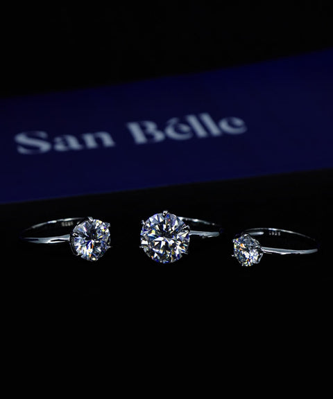 Pierścionek Moissanit San Bélle