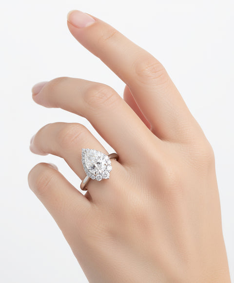 Pierścionek Moissanit Eden