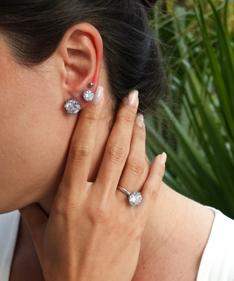 Naszyjnik moissanitowy San Bélle