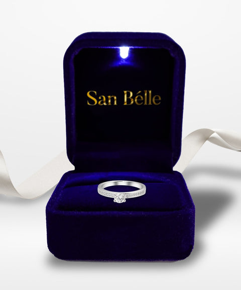 Pierścionek Moissanit Glamour