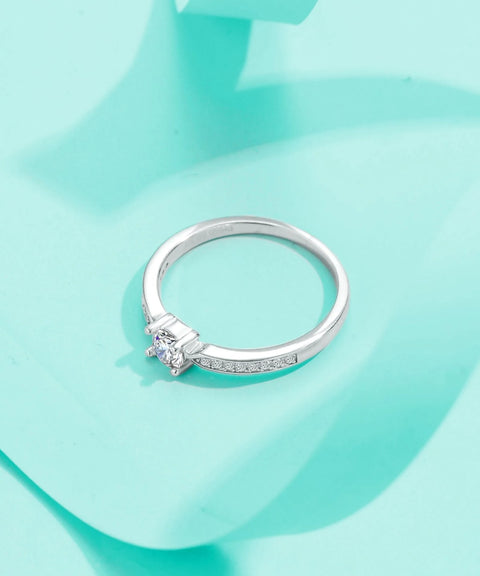 Pierścionek Moissanit Glamour