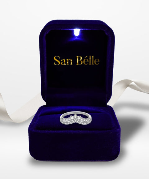 Pierścionek Moissanit Mira